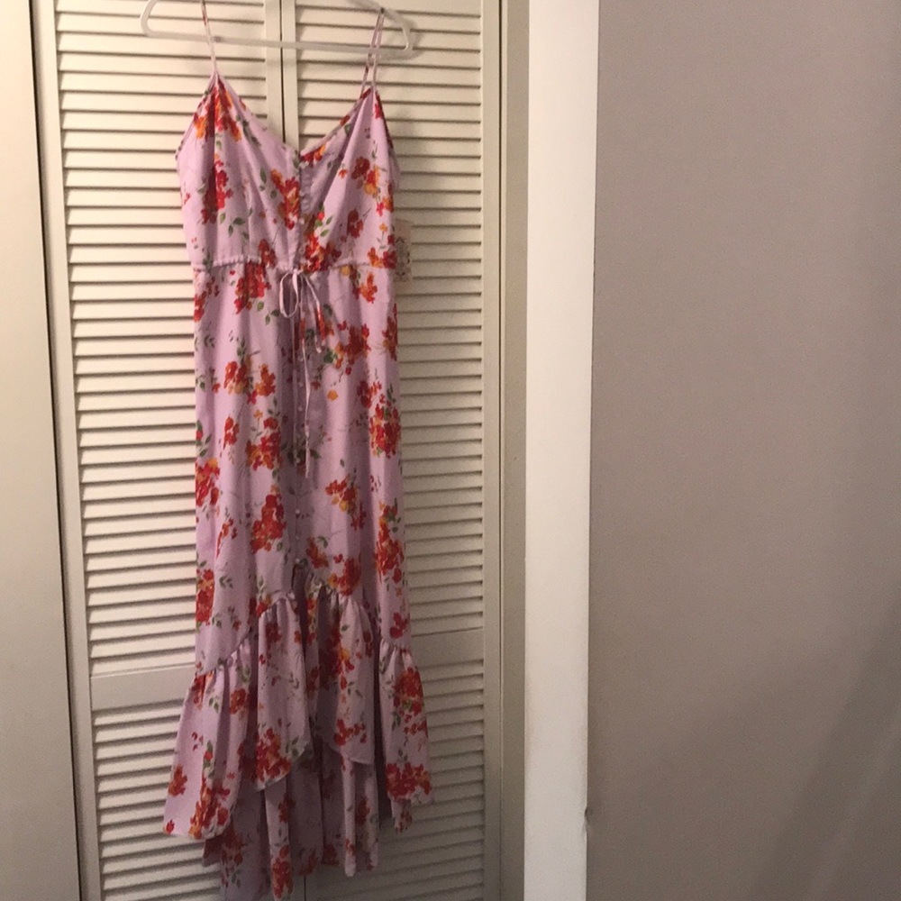 🔥Nanette Lepore floral ruffle  dress✨ - Picture 4 of 8